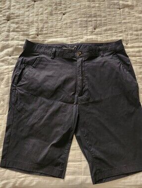 Navy Blue Mens Golf Shorts